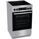 Gorenje | Cooker | GECS5C70XA | Hob type Vitroceramic | Oven type Electric | Stainless steel | Width 50 cm | Grilling | LED | De