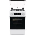 Gorenje | Cooker | GK5C61WF | Hob type Gas | Oven type Electric | White | Width 50 cm | Depth 59.4 cm | 62 L