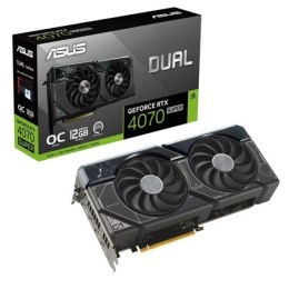 Karta graficzna Asus Dual GeForce RTX 4070 SUPER OC Edition 12GB GDDR6X Gaming | NVIDIA GeForce RTX 4070 SUPER | 12 GB