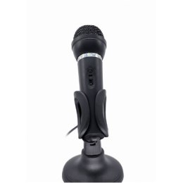 Mikrofon pojemnościowy Gembird z uchwytem na biurko MIC-D-04 | 3,5 mm jack | Kolor czarny
