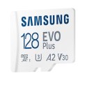 Samsung | MicroSD Card | EVO Plus | 128 GB | microSDXC Memory Card | Flash memory class U3, V30, A2