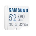 Samsung | microSD Card | EVO Plus | 512 GB | microSDXC | Flash memory class 10