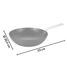 WOK PATELNIA GŁĘBOKA CADAC 30CM Z POWŁOKĄ NIEPRZYWIERAJĄCĄ NA GRILLA