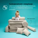 MeowBaby® Aesthetic Sztruksowa sofa dziecięca Premium, turkusowa