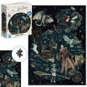 Puzzle Harry Potter Układanka 500 Kolorowych Elementów Urocza Grafika