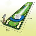 GRA ZRĘCZNOŚCIOWA MINI GOLF ANTYPOŚLIZGOWA MATA KRĄŻKI GRA RODZINNA