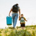 LODÓWKA TURYSTYCZNA PASYWNA 20L NA WKŁADY TURKUSOWA KEMPINGOWA NA PIKNIK