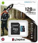 Karta pamięci microSD Kingston Canvas Go Plus microSDXC C10 UHS-I 128GB