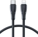 Kabel USB-C / Lightning Joyroom S-CL020A11 120cm 20W w oplocie czarny