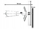 Antena DVB-T BLOW ATD27S VHF/UHF MUX8 pasywna