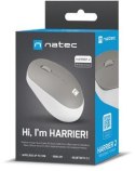 Mysz bezprzewodowa Natec Harrier 2 1600dpi Bluetooth biało-szary