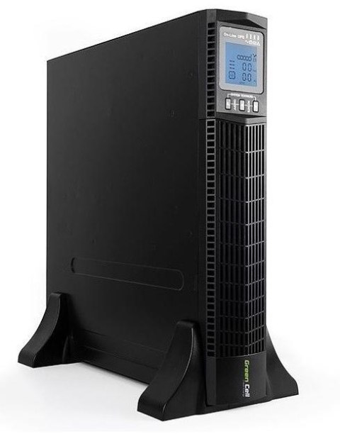 UPS ZASILACZ AWARYJNY Green Cell 3000VA 2700W DO SZAFY RACK RTII Z WYŚWIETLACZEM LCD UPS15