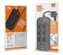 Listwa zasilająca LDNIO SE6403 6 Gniazd + 4x USB Przedłużacz