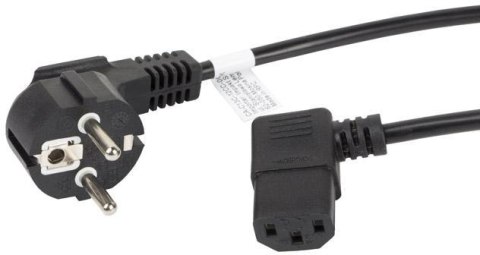 KABEL ZASILAJĄCY KĄTOWY IEC 320 C13 1.8M Lanberg