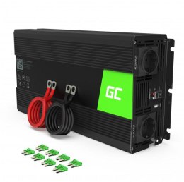 PRZETWORNICA NAPIĘCIA INWERTER Green Cell 12V -> 230V 1500W/3000W CZYSTA SINUSOIDA INV22