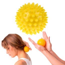 412 Piłka sensoryczna do masażu i rehabilitacji 6,6cm. żółty