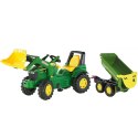 ROLLY TOYS TRAKTOR NA PEDAŁY JOHN DEERE ŁYŻKA