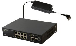 SWITCH POE PULSAR SF108-90W 10-PORTÓW (8xPoE + 2xUPLINK/2xSFP)