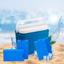 Wkład mrożący 2 x 400 ml Kamai Coolbox do lodówek turystycznych, kolor niebieski