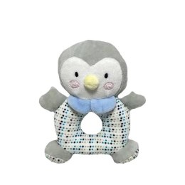 Grzechotka Pingwinek Miętowo-Niebieski 18 Cm Maskotka Dla Najmłodszych