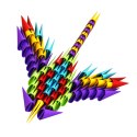 Zestaw Klocków Konstrukcyjnych 250 Elementów Origami Różnorodne Modele