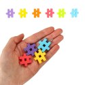 Zestaw Klocków Konstrukcyjnych Basic 100 Kolorowych Elementów Puzzle