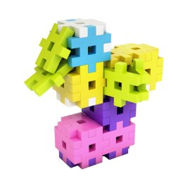 Zestaw Klocków Konstrukcyjnych Basic Pink 50 Elementów Puzzle Instrukcja