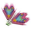 Zestaw Klocków Konstrukcyjnych Gami Pink 250 Elementów Interaktywna Zabawa