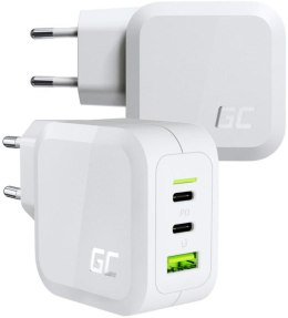 ŁADOWARKA SIECIOWA Green Cell POWERGAN 65W 2xUSB-C 1xUSB-A CHARGC08W