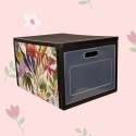 FLORAL W KWIATY ORGANIZER DO SZAFY Z DRZWICZKAMI 41X31X25CM PUDEŁKO PUDŁO