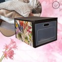 FLORAL W KWIATY ORGANIZER DO SZAFY Z DRZWICZKAMI 41X31X25CM PUDEŁKO PUDŁO