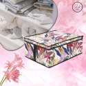 FLORAL W KWIATY ORGANIZER DO SZAFY Z POKRYWĄ 50X40X25CM PUDEŁKO KWIECISTE