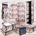 FLORAL W KWIATY WISZĄCY ORGANIZER DO SZAFY 5 PRZEGRÓD 30X30X120M PÓŁKA