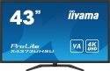 Monitor LED IIYAMA X4373UHSU-B1 43 cale VA HDMI DisplayPort USB