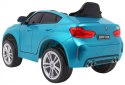 BMW X6M Elektryczne Autko dla dzieci Lakier Niebieski + Pilot + EVA + Wolny Start + Audio + LED