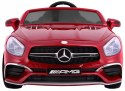 Mercedes AMG SL65 dla dzieci Lakier Czerwony + Pilot + Bagażnik + Regulacja siedzenia + MP3 LED + Wolny Start