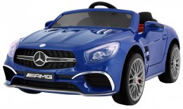 Mercedes AMG SL65 dla dzieci Lakier Niebieski + Pilot + Bagażnik + Regulacja siedzenia + MP3 LED + Wolny Start