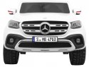 Mercedes Benz X-Class dla dzieci Biały + Pilot + Napęd 4x4 + MP4 + Bagażnik + LED + EVA