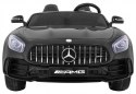 Mercedes-Benz GT R dla dzieci Lakier Czarny + Napęd 4x4 + Nawiew powietrza + Pilot + EVA + MP3 LED