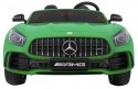 Mercedes-Benz GT R dla dzieci Lakier Zielony + Napęd 4x4 + Nawiew powietrza + Pilot + EVA + MP3 LED