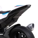 Motor BMW HP4 na akumulator dla dzieci Biały + Pomocnicze kółka + Wolny Start + EVA + MP3 LED