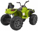 Quad ATV na akumulator dla dzieci Zielony + Koła EVA + Radio MP3 + LED + Wolny Start