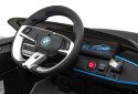 Autko BMW i4 na akumulator dla dzieci Czarny + Wolny Start + EVA + Ekoskóra + Audio LED + Pilot