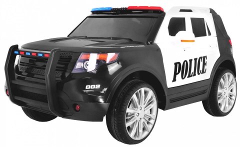 Auto SUV Police na akumulator dla dzieci + Syreny + Światła + Megafon + Pilot + Wolny Start + EVA + Naklejki