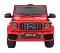 Mercedes AMG G63 dla dzieci Czerwony + Pilot + MP3 LED + Wolny Start + EVA + Pasy