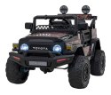 Toyota FJ Cruiser dla dzieci Czarny Liście + Pilot + Napęd 4x4 + Audio LED + EVA + Wolny Start