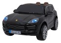 Porsche Cayenne S na akumulator dla dzieci Lakier Czarny + Pilot + Wolny START + EVA + Audio LED