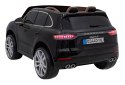 Porsche Cayenne S na akumulator dla dzieci Lakier Czarny + Pilot + Wolny START + EVA + Audio LED