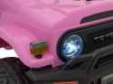 Toyota FJ Cruiser dla dzieci Różowy + Pilot + Napęd 4x4 + Audio LED + EVA + Wolny Start