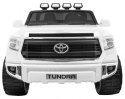 Toyota Tundra XXL dla dzieci Biały + Pilot + Bagażnik + LED + Audio + EVA + Wolny Start